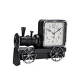 ADTrend - Decorazione d'Appoggio - Treno - Orologio Integrato