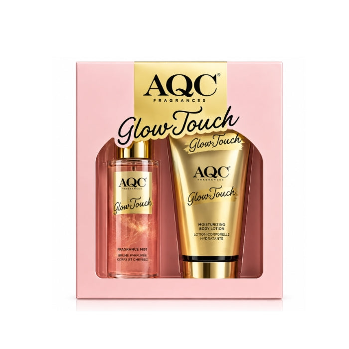 AQC Fragrances - Glow Touch - Body Mist + Body Lotion - Cofanetto