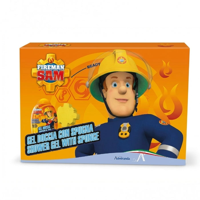 Admiranda - Fireman Sam - Gel Doccia + Spugna - Cofanetto