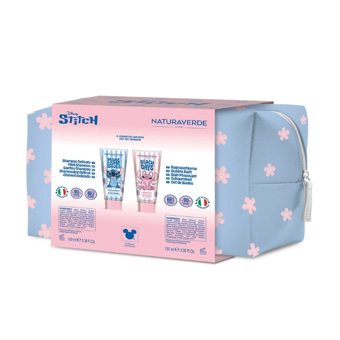 Air-Val - Disney - Stitch & Angel - Mild Shampoo + Bubble Bath - Cofanetto