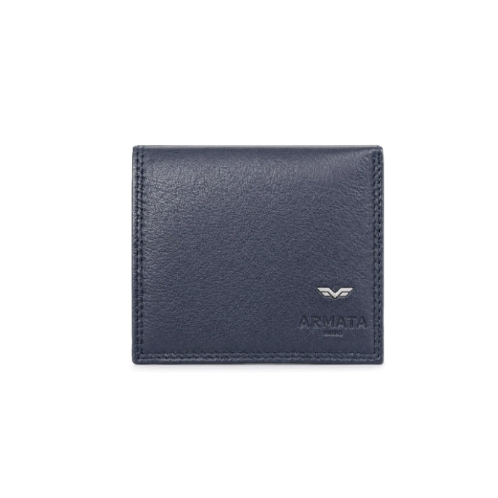 Armata di Mare - Portafoglio | Logo Embossato e Dettaglio in Acciao - Blu Navy
