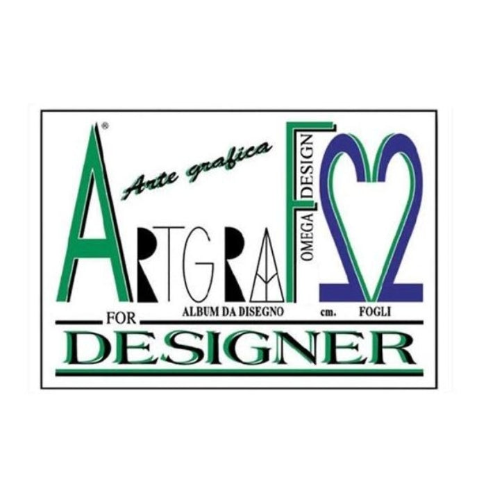Artgraf - Album da Disegno - F2 - 33x48cm - Liscio / Ruvido / Riquadrato