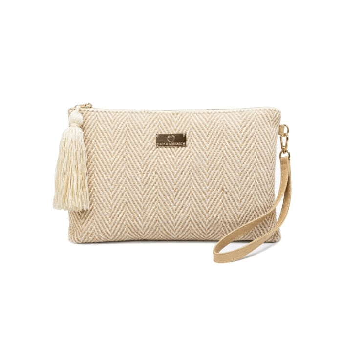 Baci & Abbracci - Borsa da Polso - Pochette con Nappina e Tracolla | Elegante