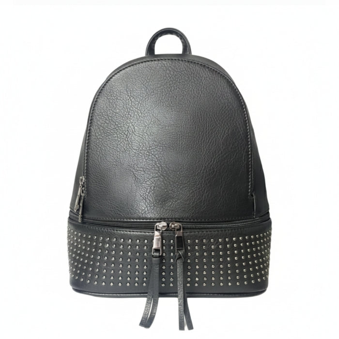 Beta.B - Zaino - Borchie Decorative - Stile Urban Chic | Nero