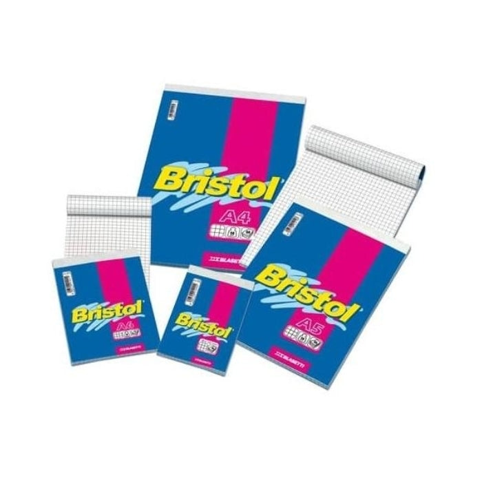 Blasetti - Block Notes - Bristol - A7 - Quadretti - 5mm