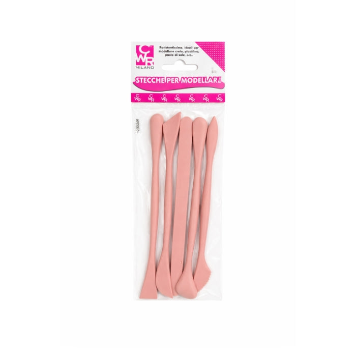 CWR - Stecche per Modellare - 5 Pezzi | Creta - Plastilina - Pasta di Sale