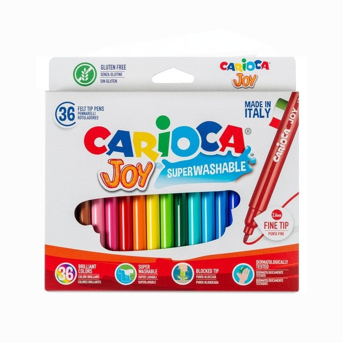 Carioca - Joy SuperWashable - Pennarelli - 36 Pezzi