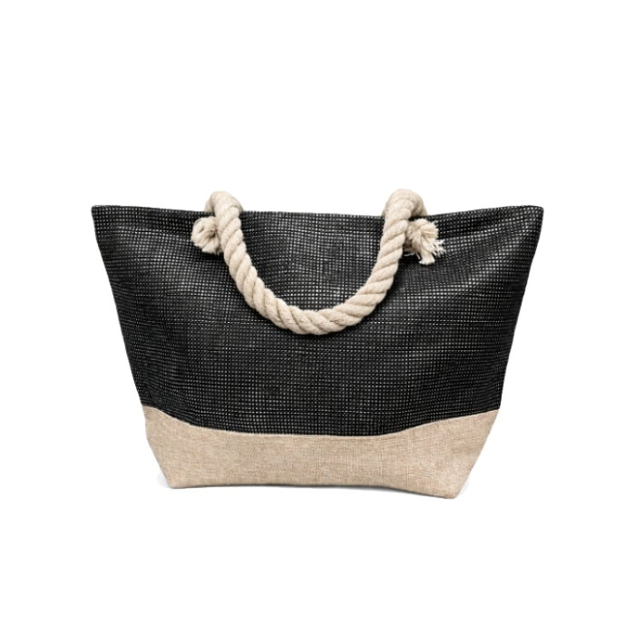Cartoleria 4+1 - Borsa A Spalla - Bicolore | Effetto Canvas