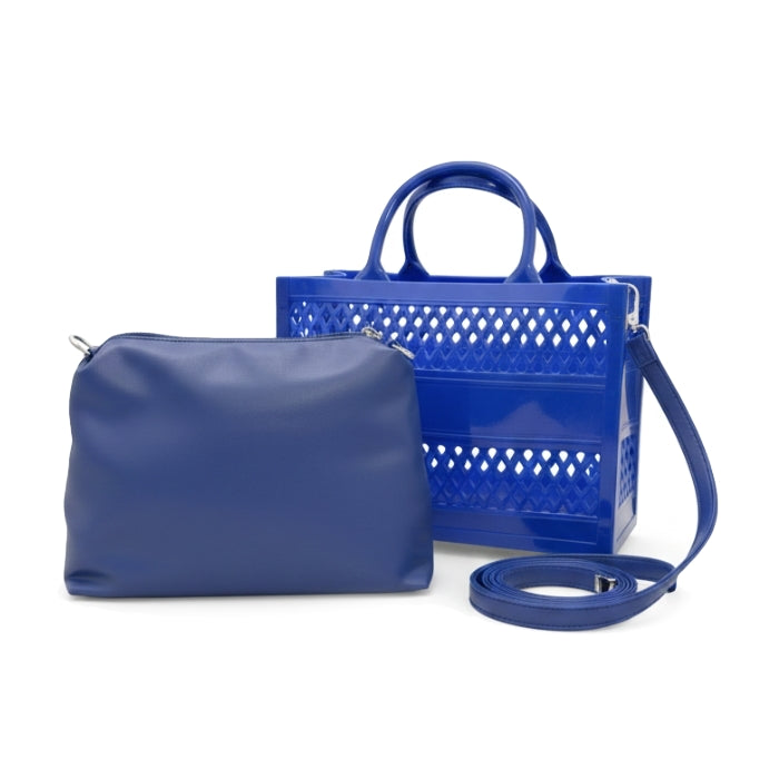Cartoleria 4+1 - Bubble Spring - Borsa Modulare con Pochette | Design Contemporaneo