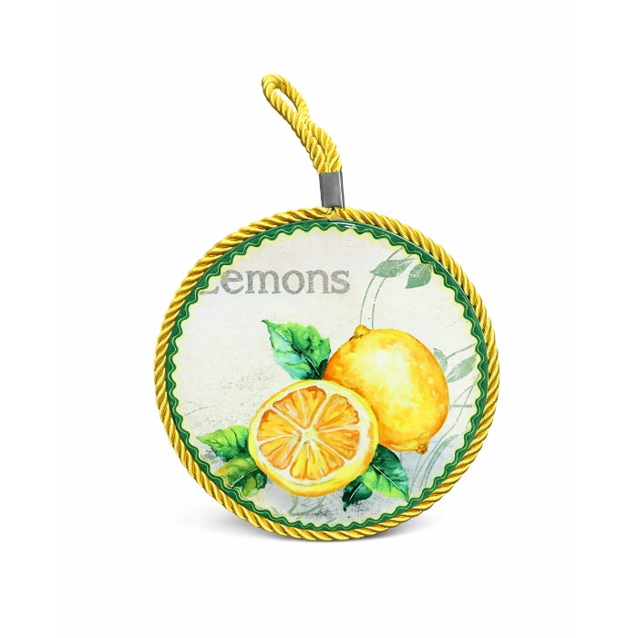 Cartoleria 4+1 - Decorazione Siciliana | Sottopentola Limoni