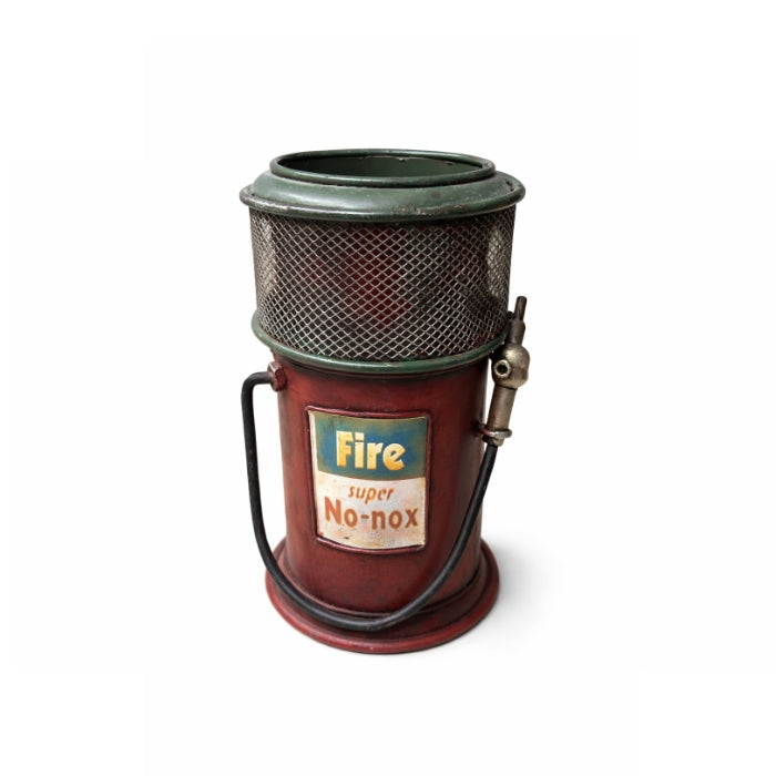 Cartoleria 4+1 - Organizer da Scrivania Vintage Industrial | Design "Fire Super No-Nox"