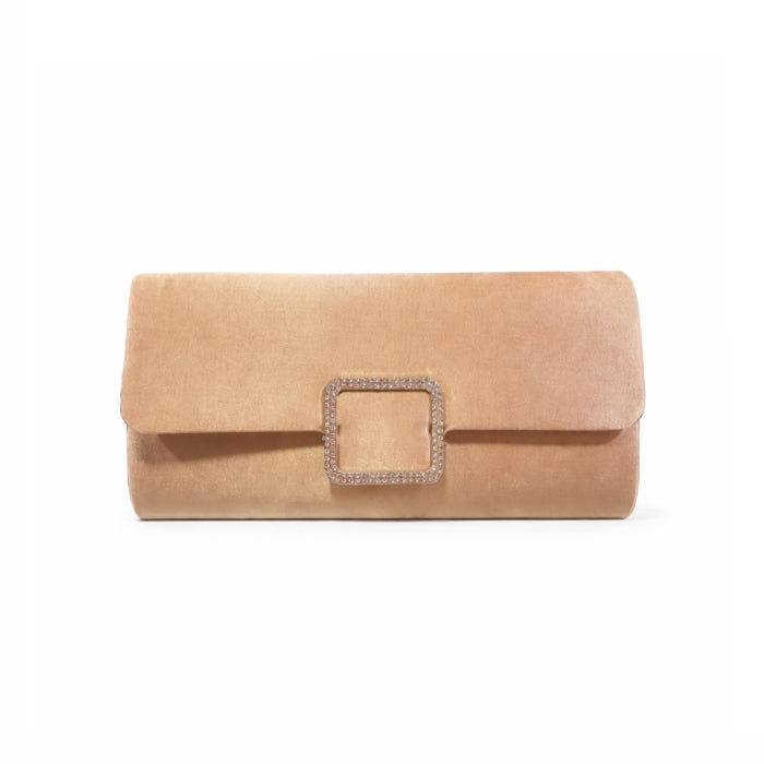 Cartoleria 4+1 - Pochette da Cerimonia - Beige con Chiusura Gioiello