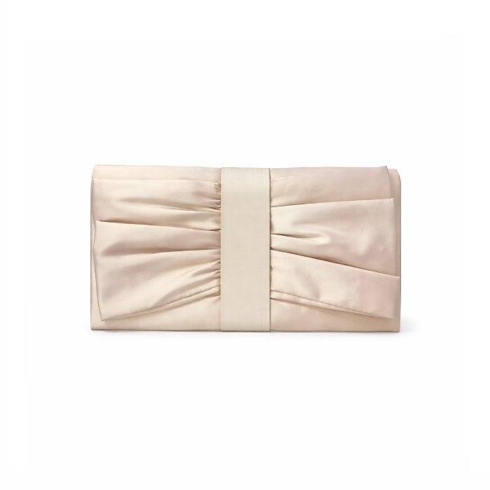 Cartoleria 4+1 - Pochette da Cerimonia - Fiocco Drappeggiato | Borsa Elegante da Sera