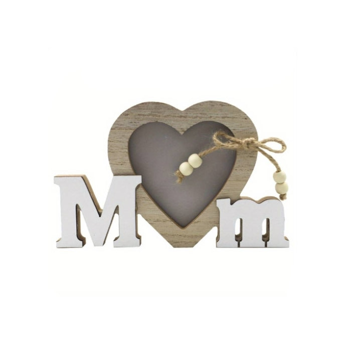 Cartoleria 4+1 - Portafoto - Scritta 3D "MOM"