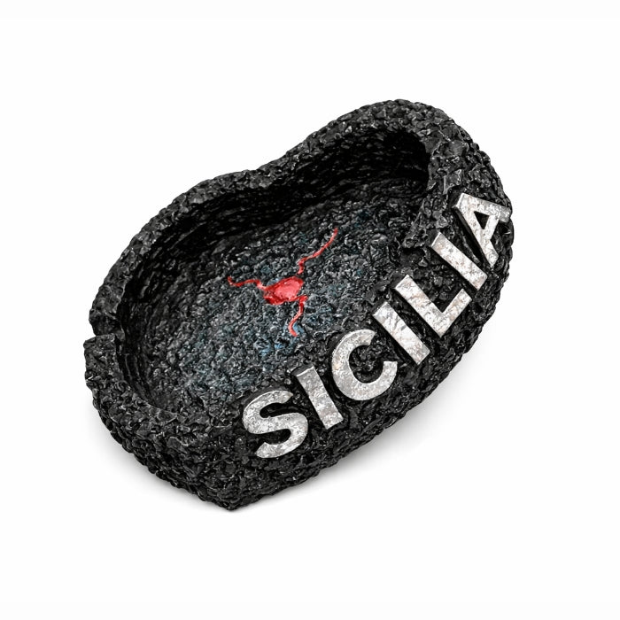 Cartoleria 4+1 - Posacenere - Cuore Sicilia | Effetto Lava