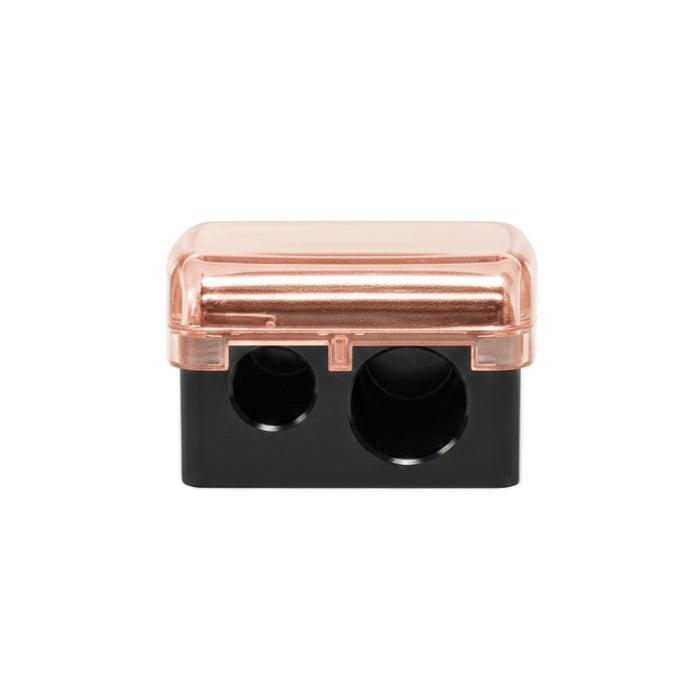 Cartoleria 4+1 - Temperino per Make-Up - 2 Fori | Plastica Cromata