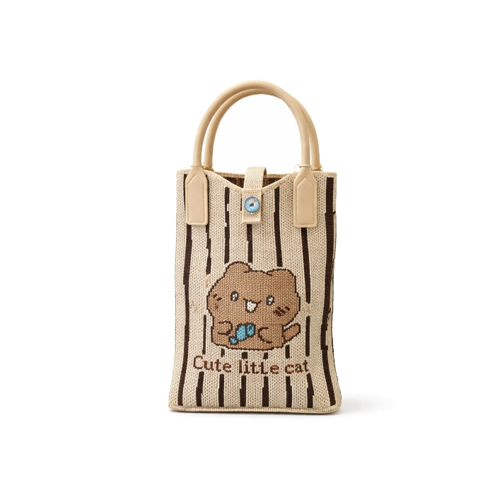 Cartoleria 4+1 - Tracolla - Portacellulare in Maglia | Fantasia Pop
