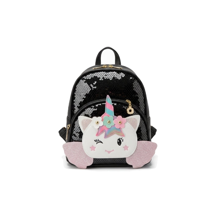 Cartoleria 4+1 - Zainetto - Unicorno 2in1 - Spallacci Sganciabili | Bambina