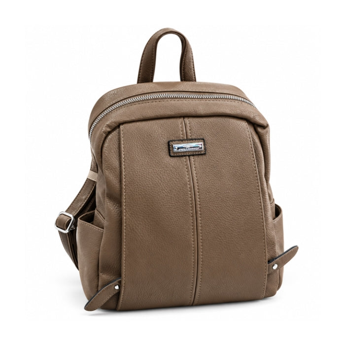 Charro - Zaino Camelia - Martellato con Zip e Spallacci Regolabili