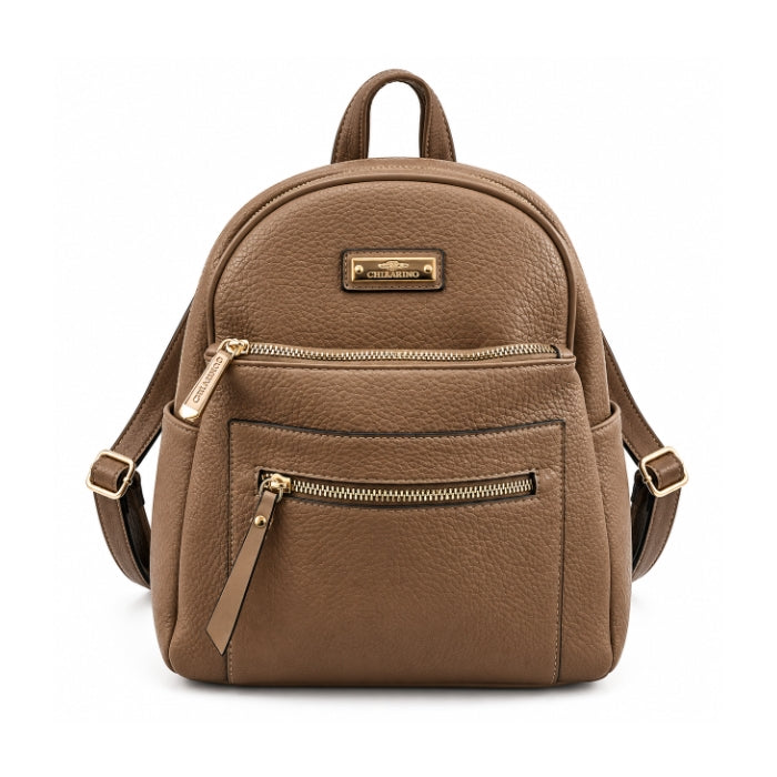 Charro - Zaino Chilarino - Tasche Frontali e Chiusure Zip | Taupe