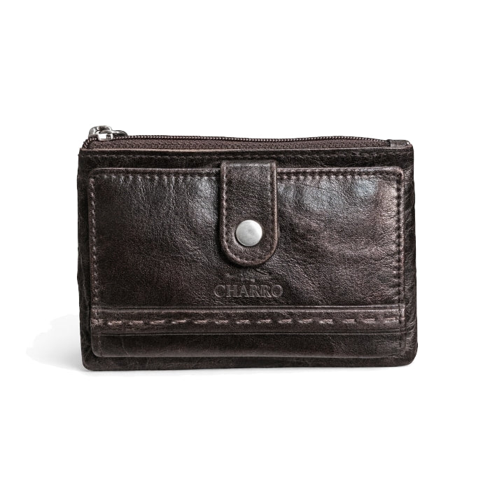 Charro - Portafoglio - Vintage con Zip e Bottone