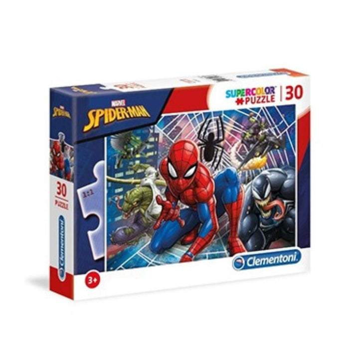 Clementoni - Marvel - Spider-Man - SuperColor Puzzle - 30 MAXI
