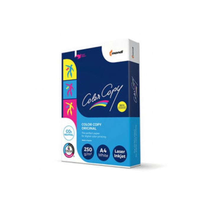 Color Copy - Risma Cartoncino - Bianco - A4 - 250gr - 125 Fogli - PU006757