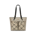 Coveri Collection - Borsa Shopper - Monogram con Doppia Tasca Frontale | Beige