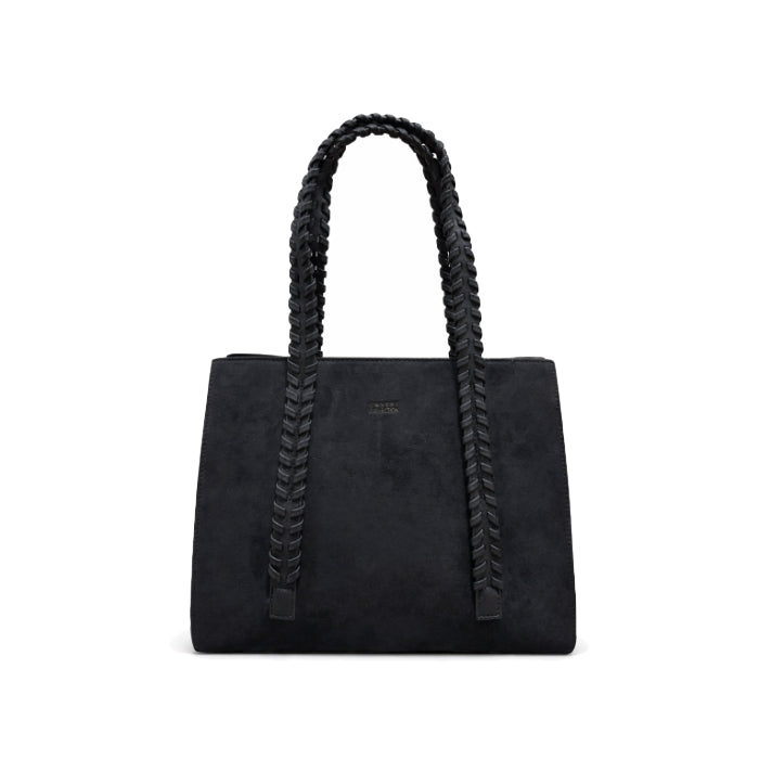Coveri Collection - Borsa Tote - Manici Intrecciati | Nera