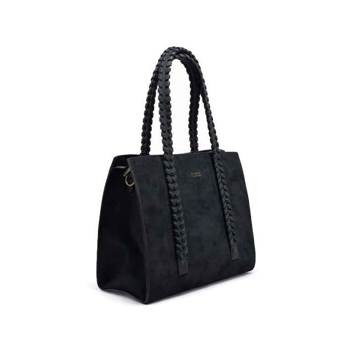 Coveri Collection - Borsa Tote - Manici Intrecciati | Nera