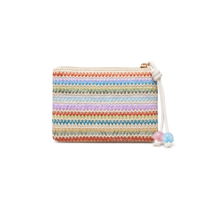 Coveri Collection - Portafoglio Compatto Donna - Multicolor con Zip e Laccetto |  Primaverile