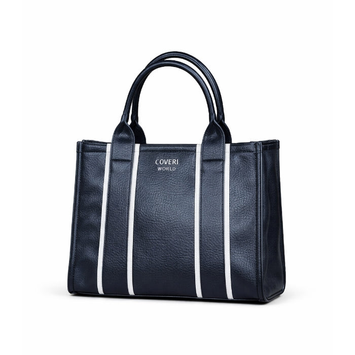 Coveri World - Borsa A Mano - Dettagli Contrasto | Nera