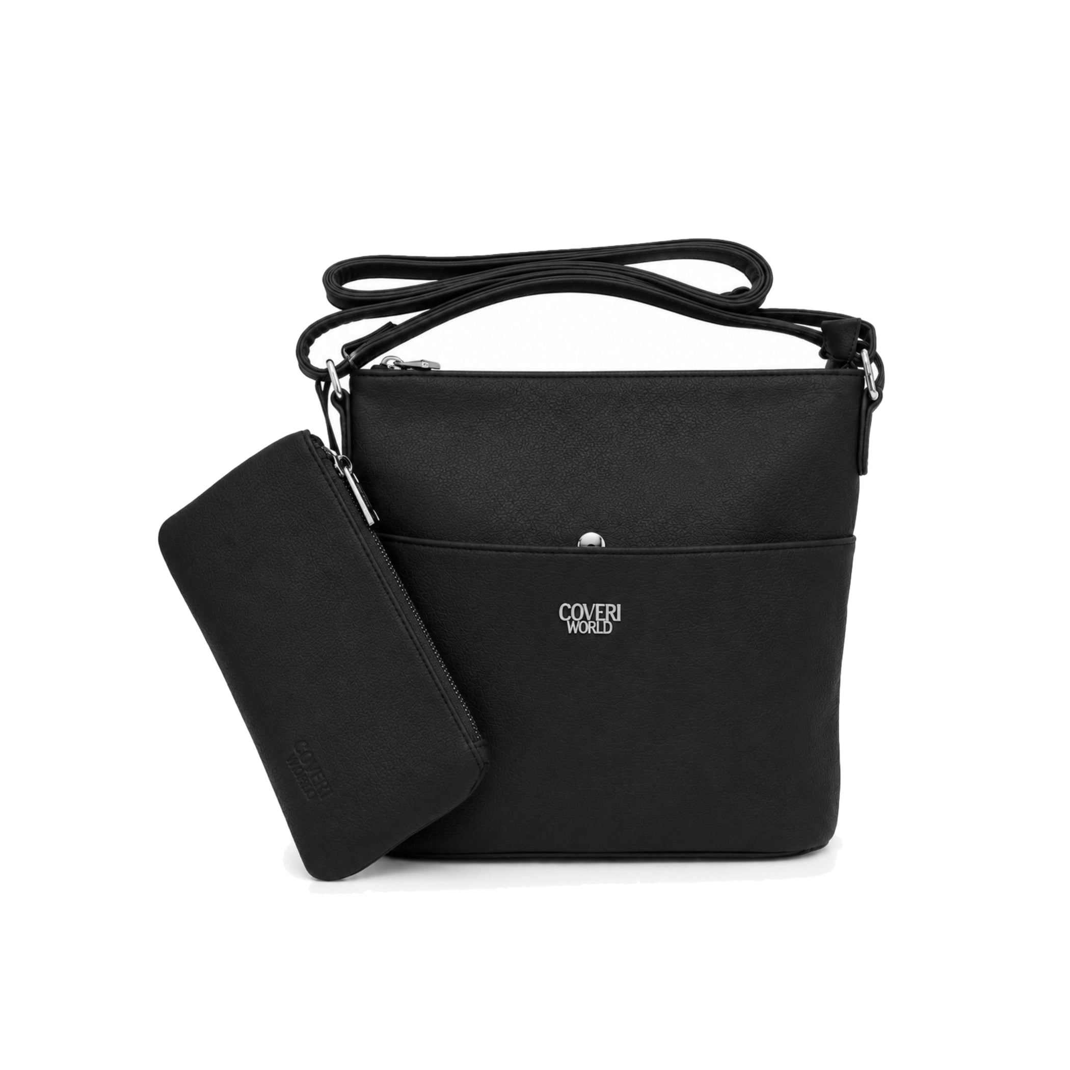 Coveri World - Borsa a Tracolla con Pochette Rimovibile