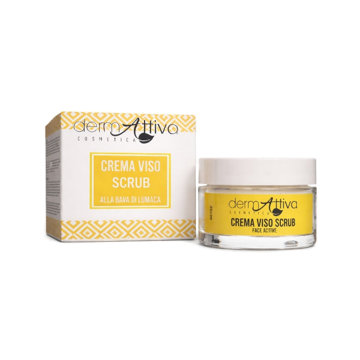 DermAttiva Cosmetica - Crema Viso Scrub alla Bava di Lumaca