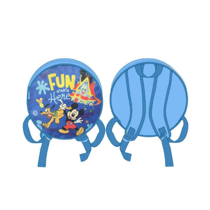Disney - Mickey & Pluto - Zaino Asilo - "Fun Starts Here" | Rotondo