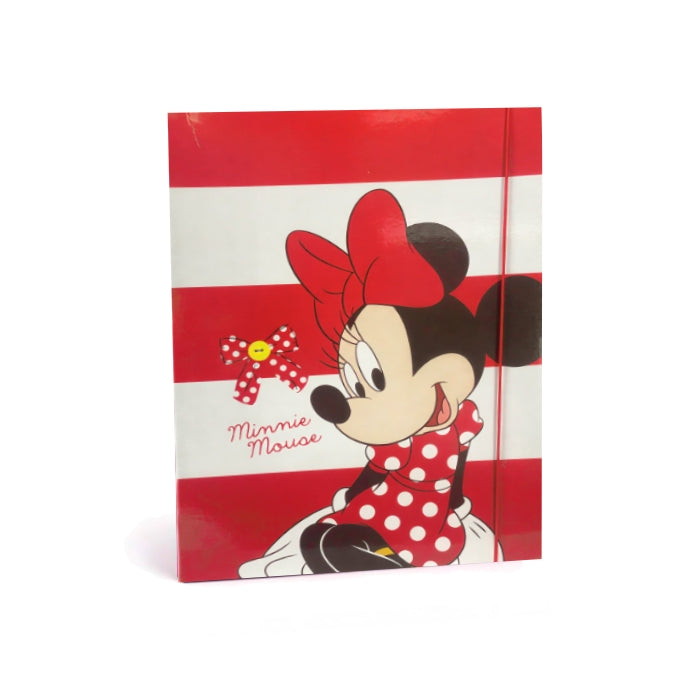 Disney - Minnie Mouse - Carpetta con Elastico | 3 Lembi