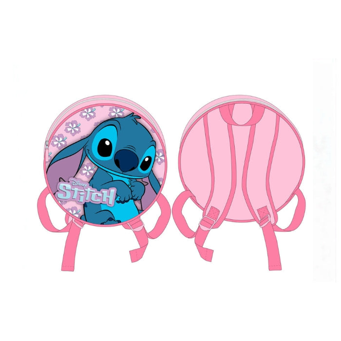Disney - Stitch - Zaino Asilo | Rotondo - Lilla