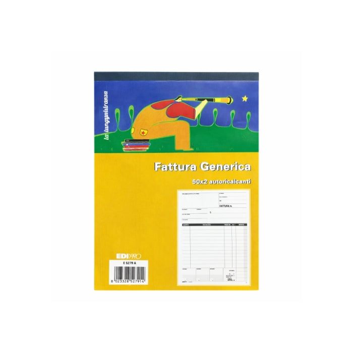 EdiPro - Blocco Fattura Generica - 50x2 Autoricalcante