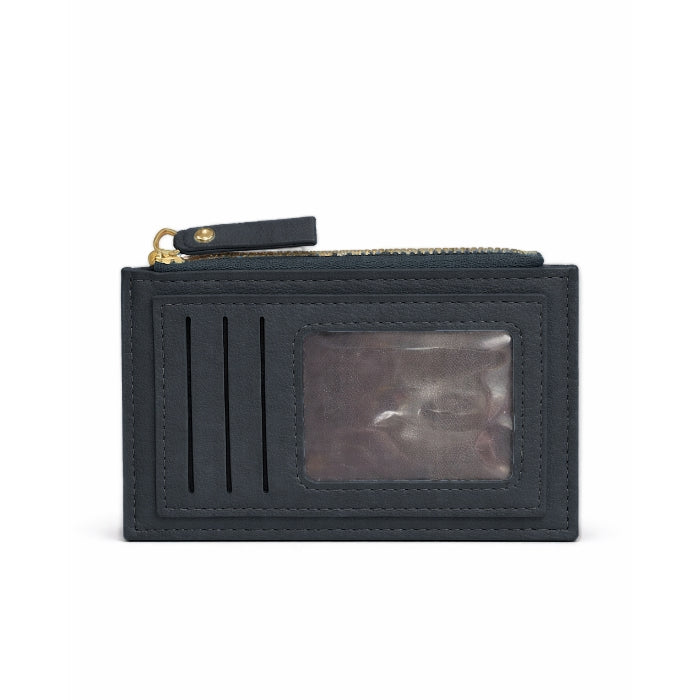 EuroBlu - Sicuro&Veloce - Portacarte Slim con Zip | Design Minimal