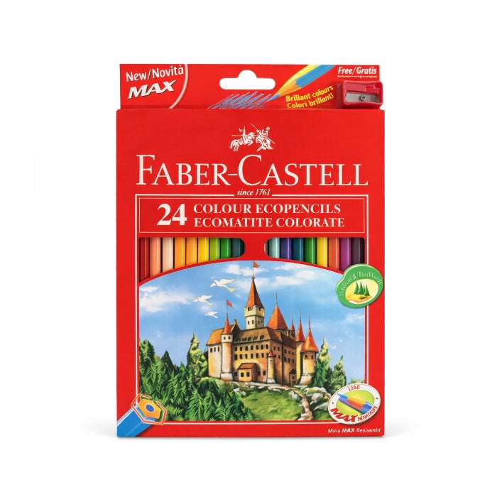 Faber-Castell - Matite Colorate - 24 Pezzi