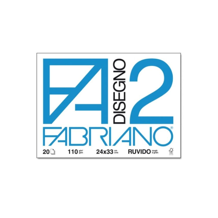Fabriano - Album Da Disegno - F2 - 24x33cm - Ruvido