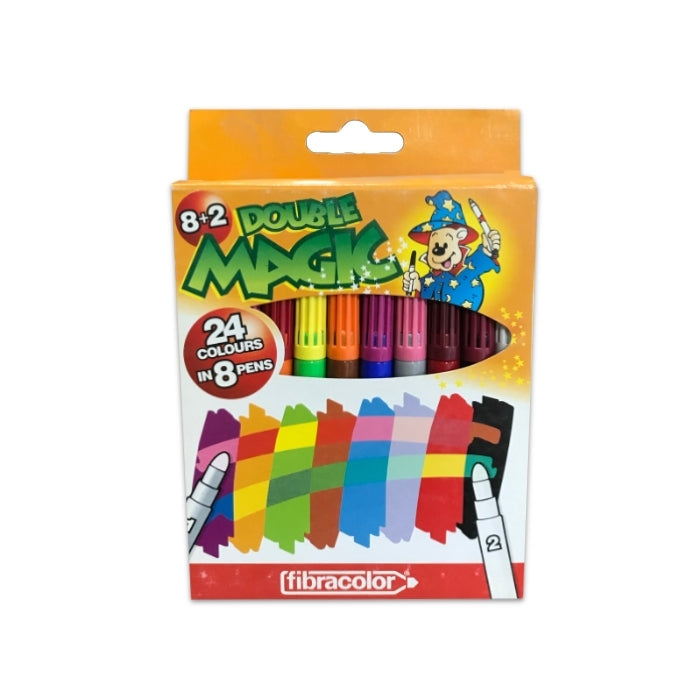 Fibracolor - Double Magic - Pennarelli - 10 Pezzi