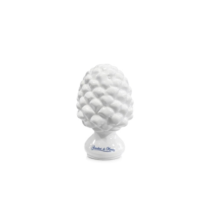 Giardini di Marzo - Decorazione - Pigna - 8x5.5cm | Bianca