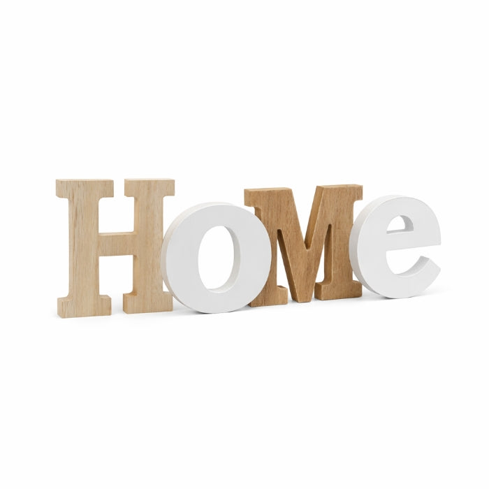 Legno&Disegno - Decorazione - Scritta "Home" | 33x10x3cm