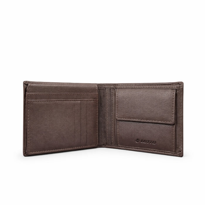 Lotto - Portafoglio - Trifold - Marrone | Wallet Elegante Compatto