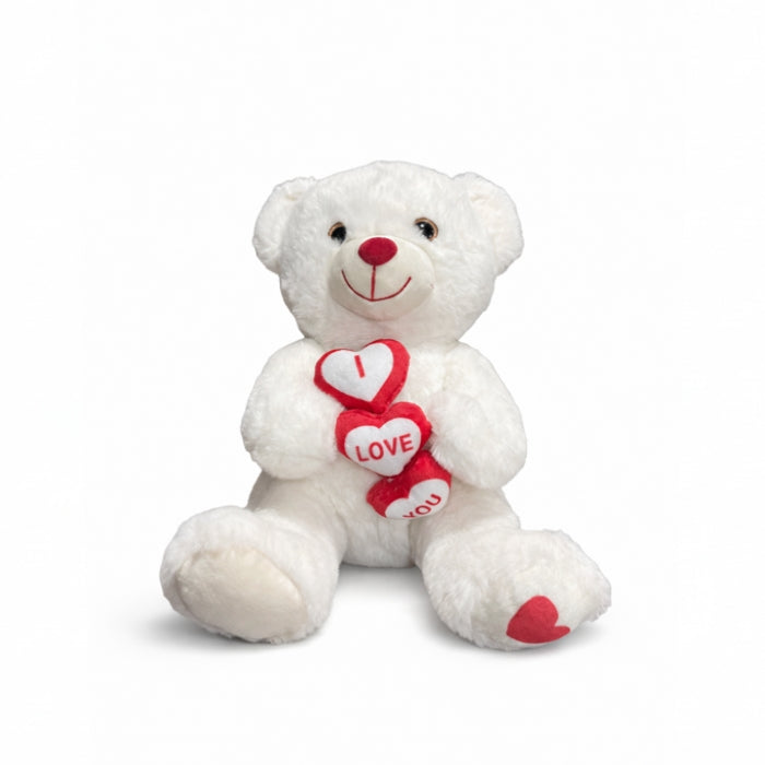 Love - Peluche - Orsetto Bianco "I Love You"