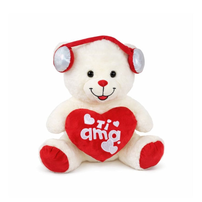 Love - Peluche - Orsetto "Ti Amo" con Cuffie