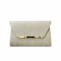 Michelle Moon - Pochette da Cerimonia - Oro con Dettaglio Metallico