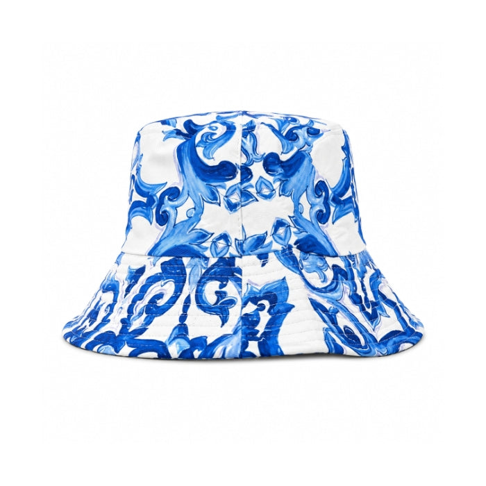 Mona - Cappello Bucket - Maiolica Blu Mediterranea