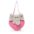 PUNTO E A CAPO - Peluche - Cuore Amoroso con Elefantino